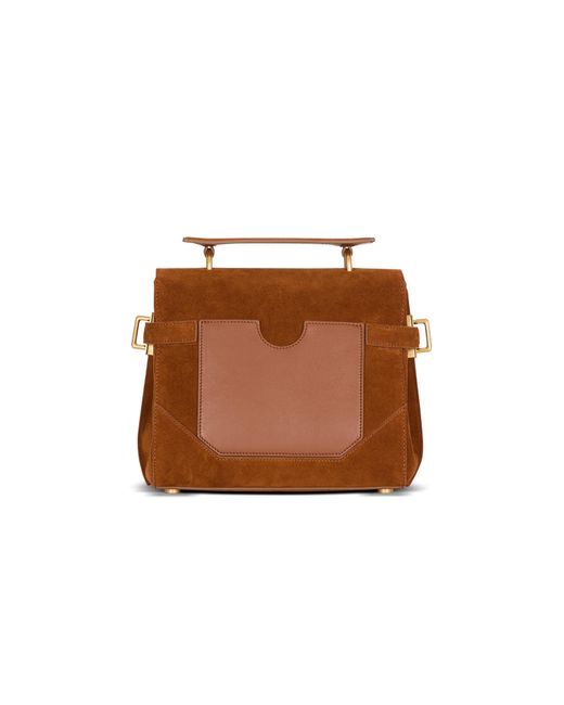 Balmain Brown B-Buzz 23 Foldover Top Tote Bag