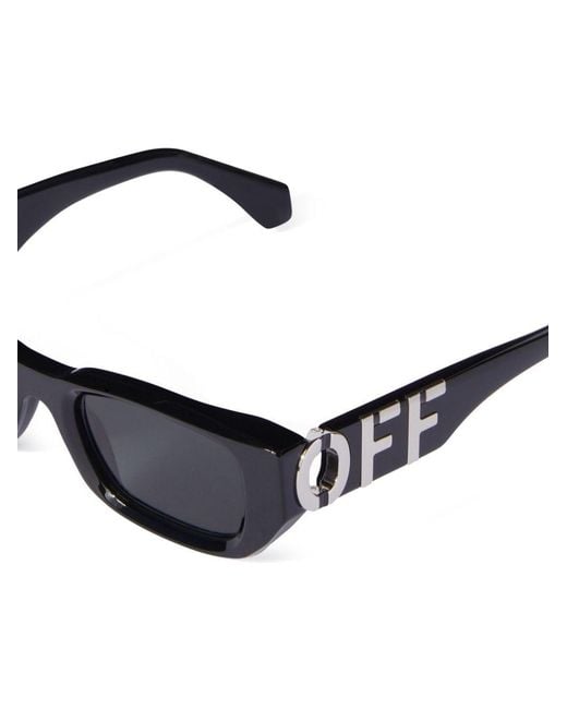 Off-White c/o Virgil Abloh White Fillmore Rectangular Frame Sunglasses for men