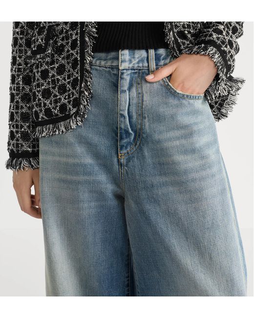 Dior Blue Flared Jeans