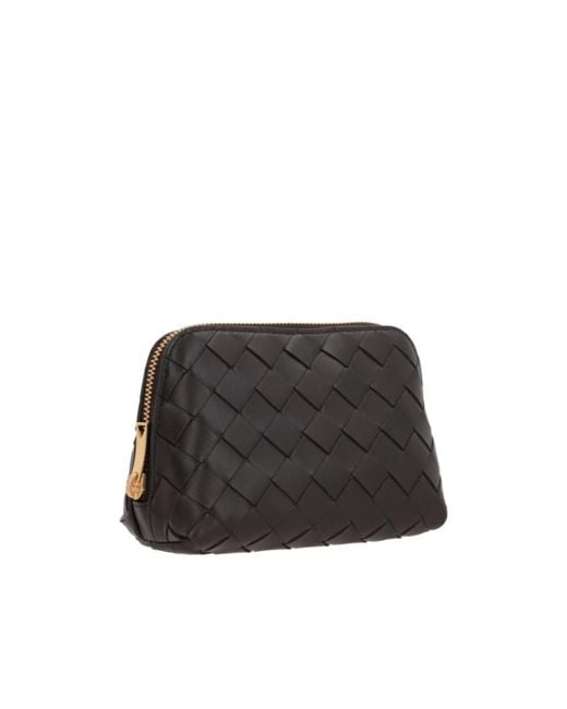 Bottega Veneta Black Intrecciato Beauty Pouch