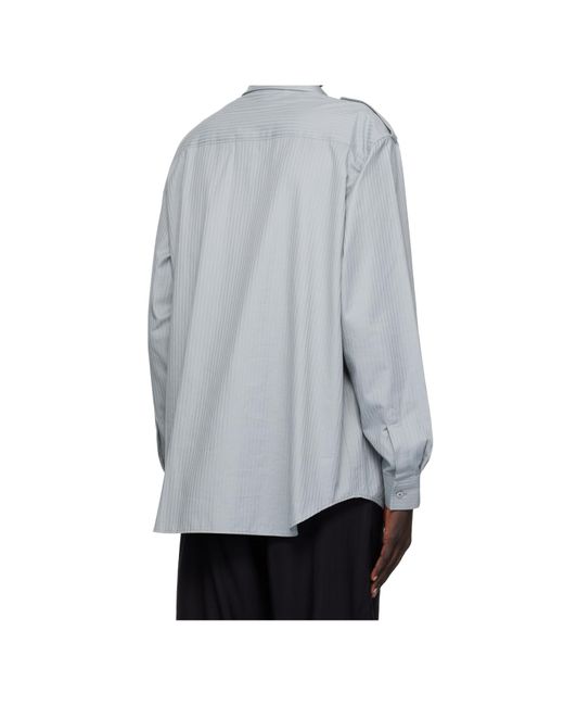 Acne Gray Long-Sleeved Shirt for men