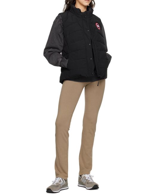 Canada Goose Black Freestyle High-Neck Down Gilet