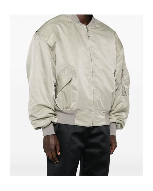 Entire studios Natural Broad Bomber Jacket for men