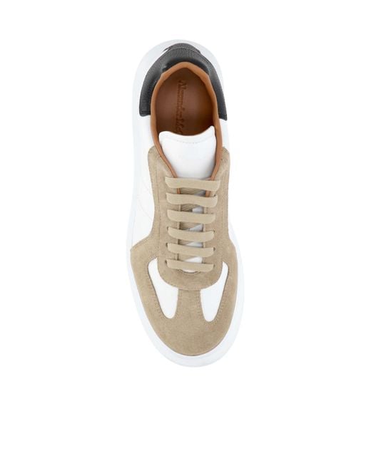 McQueen Metallic Suede Sneakers for men