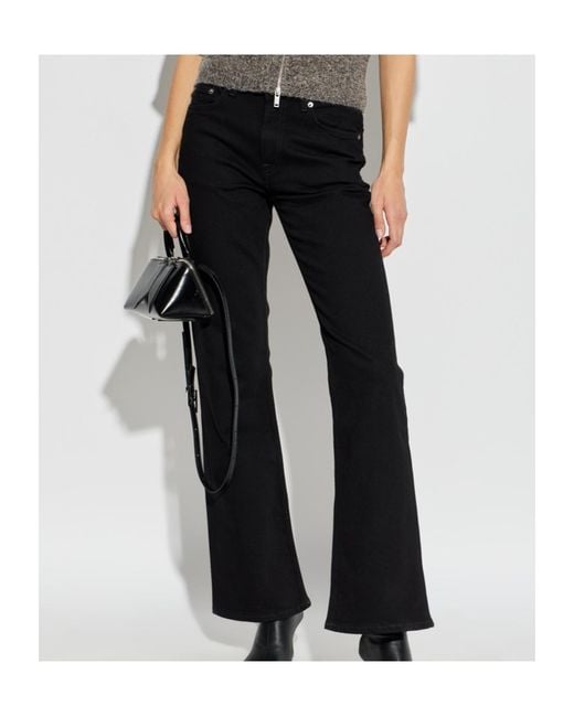 Samsøe & Samsøe Black Button-Fastening Jeans