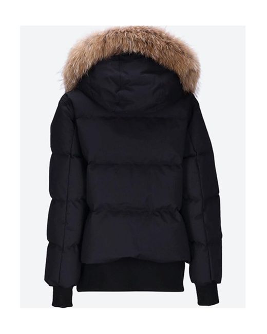 Mackage Black Hooded Cotton Suit