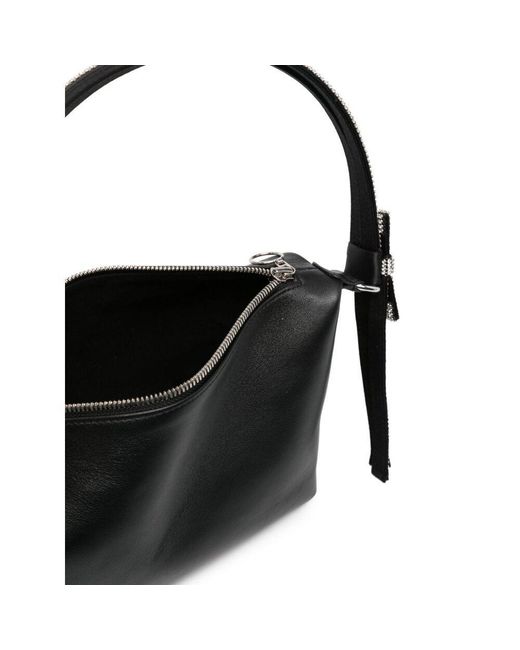 Kara Black Double Bow Shoulder Bag