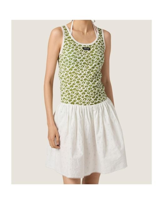Miu Miu Green Cotton Tank Top
