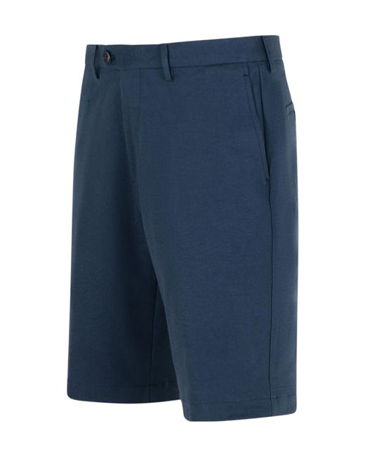 Etro Blue Jacquard Wide-Leg Bermuda Shorts for men