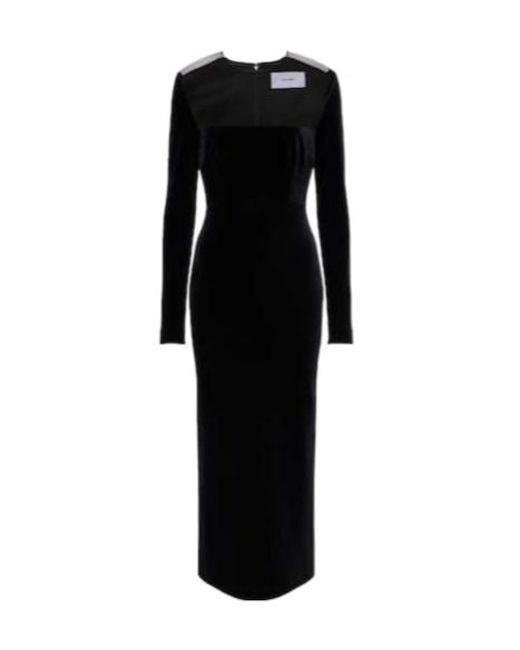 Alex Perry Black Velvet Minidress