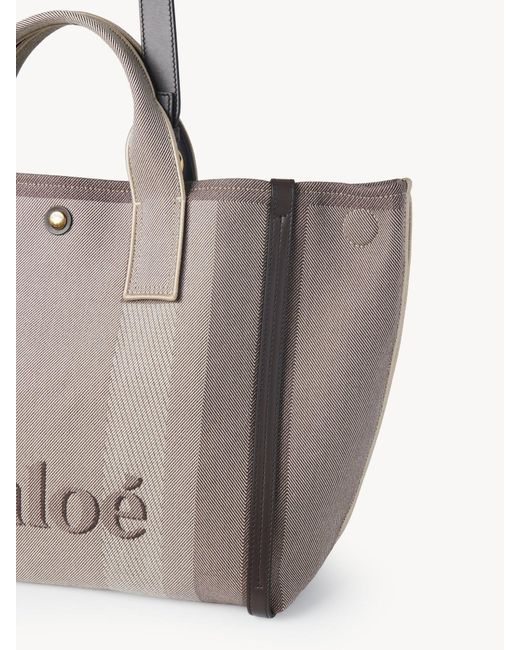 Chloé Gray Chloé Carry Tote Bag