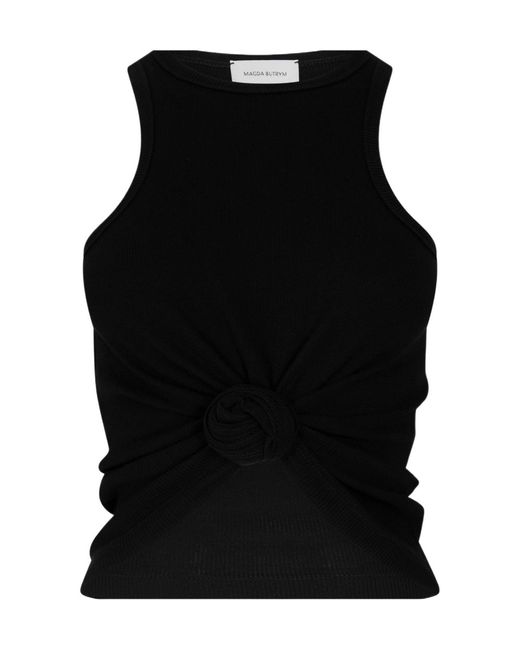 Magda Butrym Black Knot Tank Vest