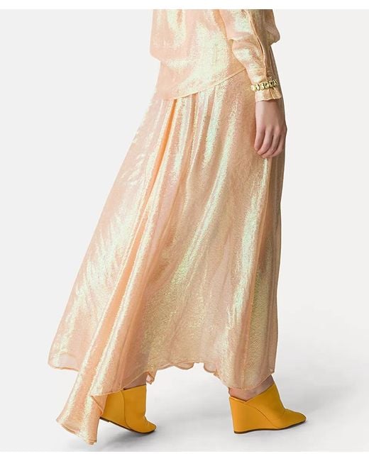 Forte_forte Natural Chiffon Long Skirt
