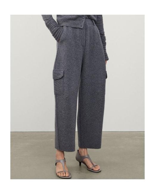 Lisa Yang Gray Azaria Elasticized Pants