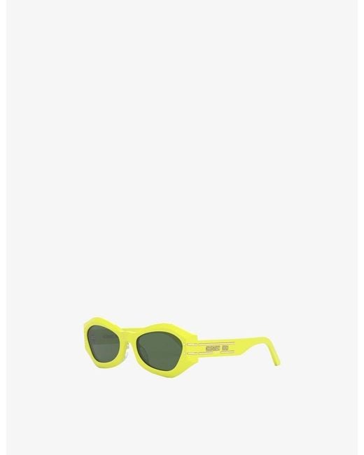 Dior Yellow Logo Sunglasses