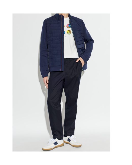 Paul Smith White Ps Paul Smith Dice Printed Crewneck T-Shirt for men