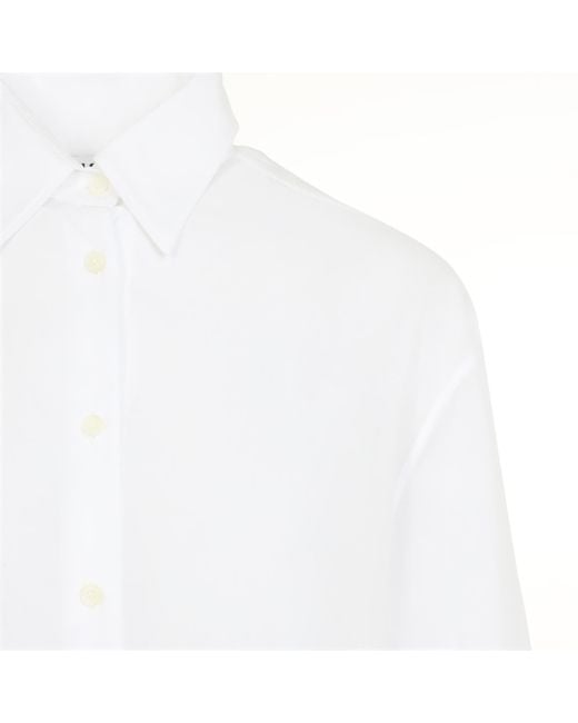 Jil Sander White Long-Sleeved Shirt