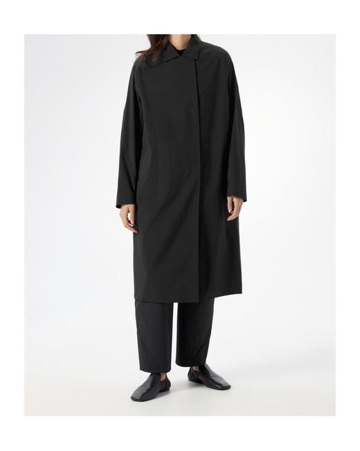 Veilance Black Nitra Sl Trench Coat