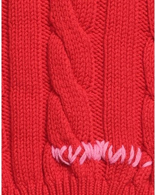 Marni Red Mid-Weight Knit Jumper