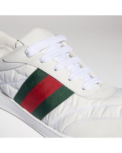 Gucci White Screener Sneaker for men