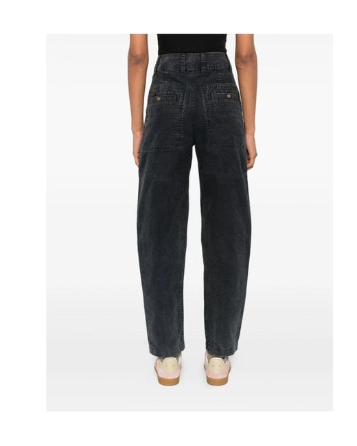 Isabel Marant Blue Étoile Kiana Panelled Trousers