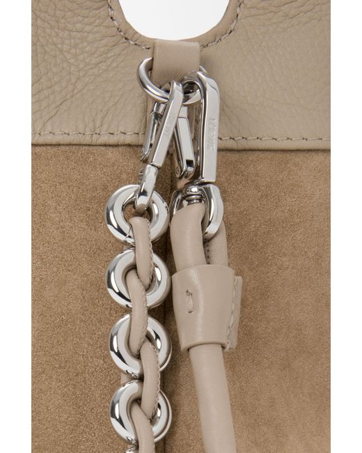 Loewe Gray Flamenco Medium Shoulder Bag