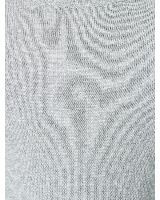 Prada Gray Cashmere Sweater for men