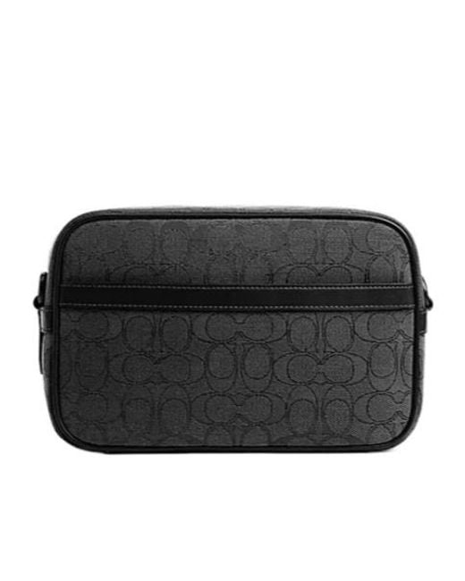 COACH Black Theo Camera Bag for men