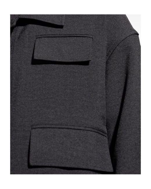 Y-3 Blue Drawstring Hem Jacket for men