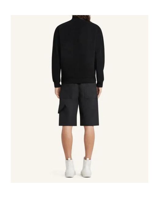 Courreges Black Zip-Up Jacket for men