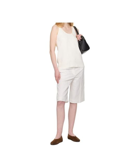 Totême  White Textured Top