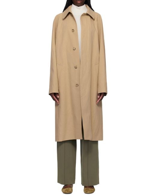 A.P.C. Natural Concealed-Fastening Trench Coat