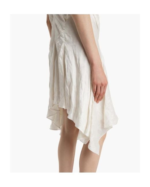 Khaite White Merith Dress