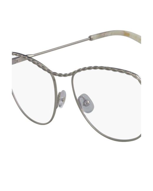 Chloé White Circular Flat Mirror