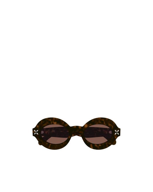 Alaïa Multicolor Oval-Frame Sunglasses