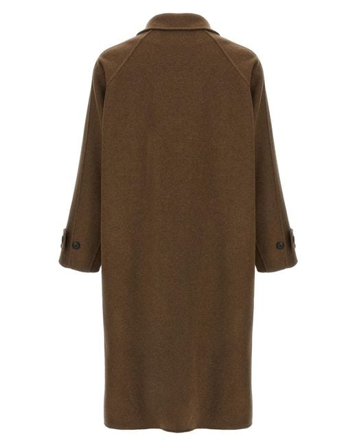 The Row Brown 'kenet' Coat for men