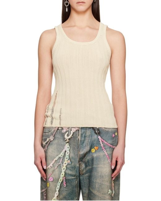 Acne Natural Tank Top