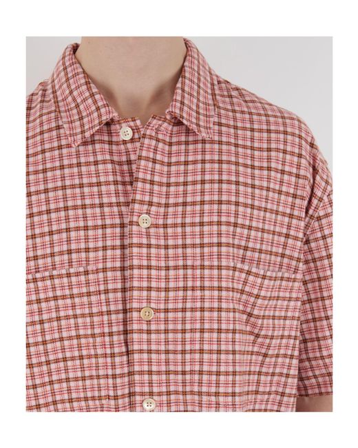 sunflower Red Camicia A Quadri for men