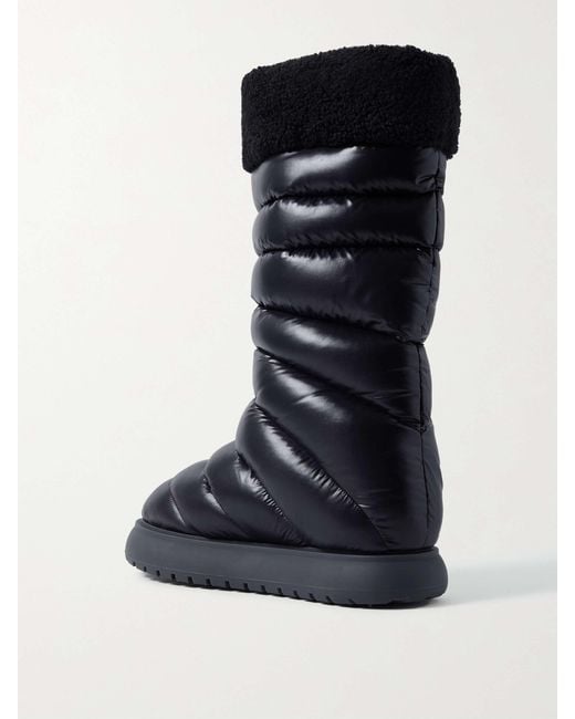 Moncler Blue Gaia Boots