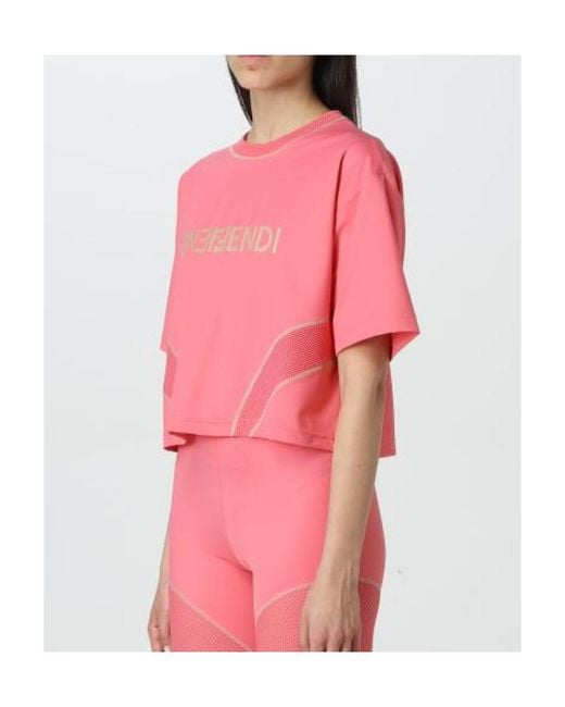 Fendi Pink Short T-Shirt
