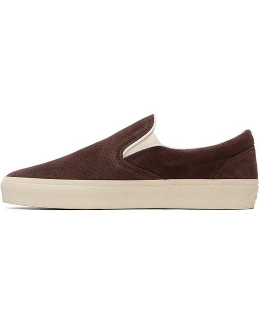 Tom Ford Brown Jude Slip-On Casual Sneakers for men