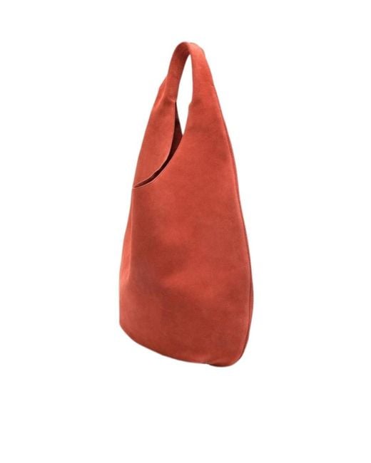 A.P.C. Red Slouchy Shoulder Bag