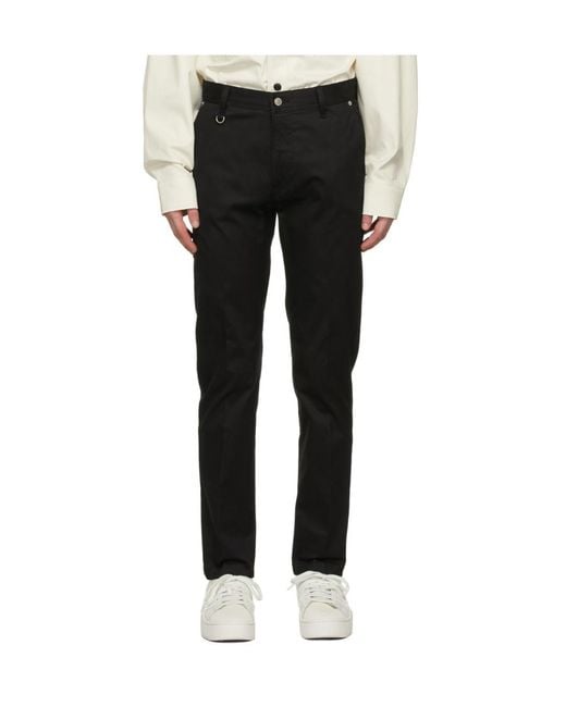 DIESEL Black Straight-Leg Jeans for men