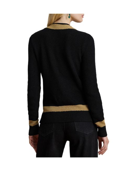 Ralph Lauren Black Meren Crew Neck Jumper