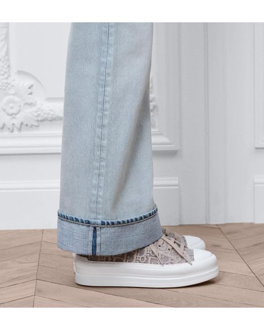 Dior Gray Walk'N' Platform Sneaker