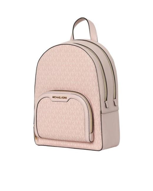 Michael Kors Pink Top Handle Backpack