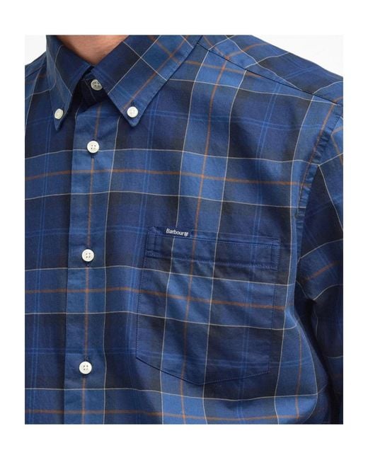 Barbour Blue Wetheram Shirt for men