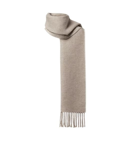 Fendi Gray Ff Scarf