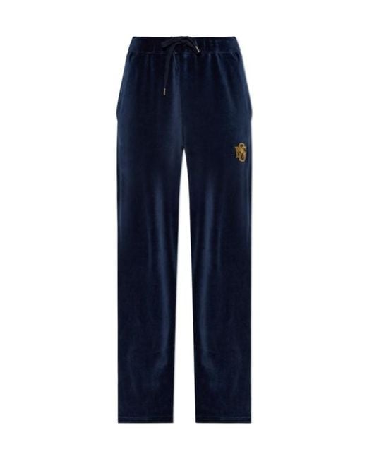 Stella McCartney Blue Drawstring Athletic Pants