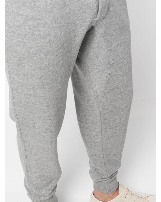 Tom Ford Gray Drawstring-Fastening Track Pants for men